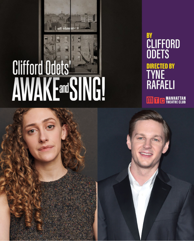 Micaela Diamond and Will Pullen Join the Cast of Manhattan Theatre Club's "Awake and Sing"
